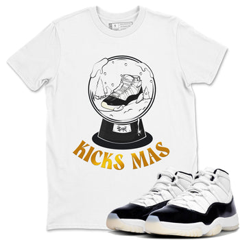 Air Jordan 11 Gratitude shirt to match jordans Snow Ball sneaker tees Christmas Outfit AJ11 Gratitude SNRT Sneaker Release Tees Unisex White 1 T-Shirt