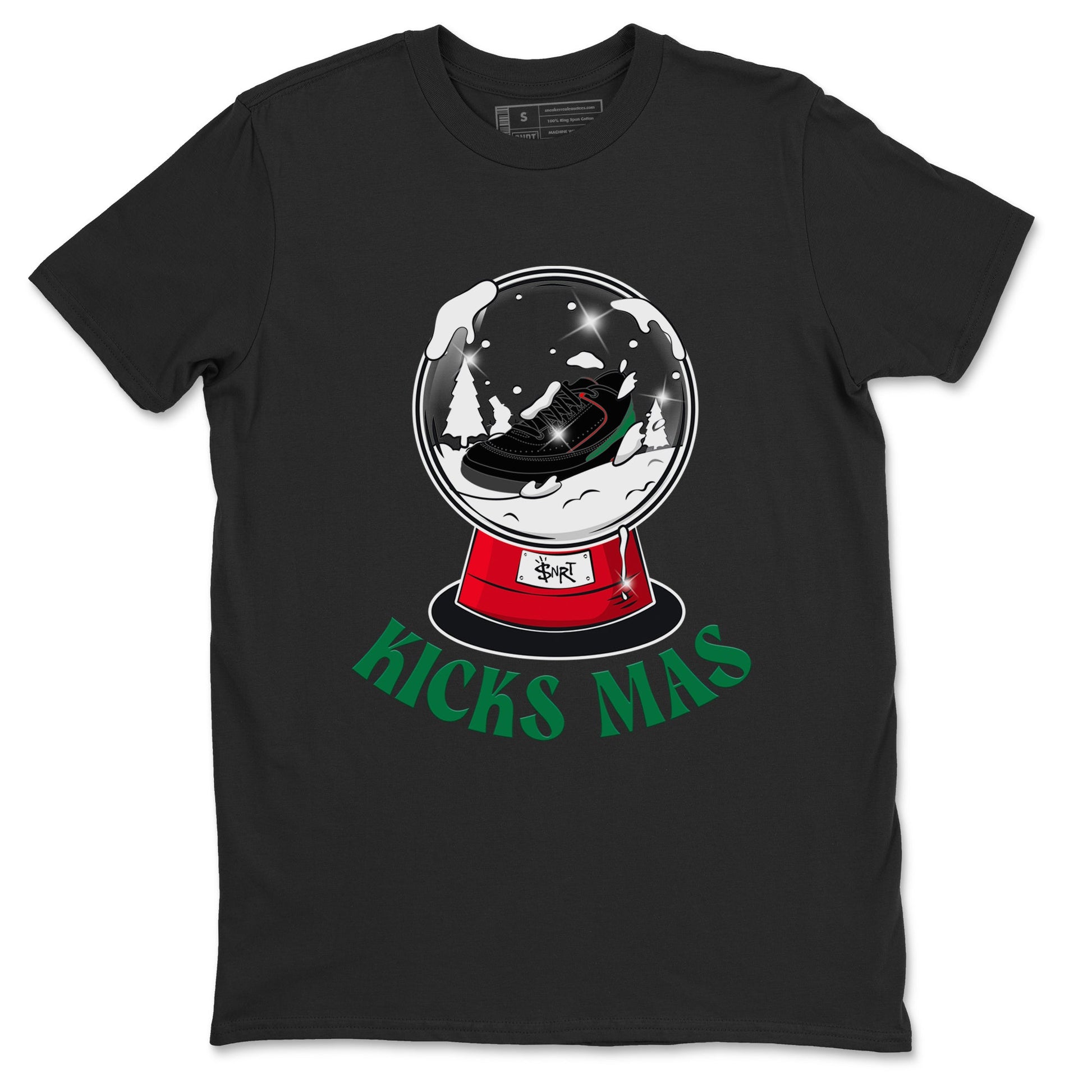 2s Christmas X-mas gift shirt to match jordans Snow Ball sneaker tees Air Jordan 2 Christmas SNRT Sneaker Release Tees Unisex Black 2 T-Shirt