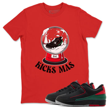 2s Christmas X-mas gift shirt to match jordans Snow Ball sneaker tees Air Jordan 2 Christmas SNRT Sneaker Release Tees Unisex Red 1 T-Shirt