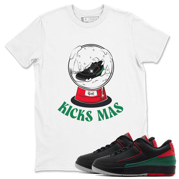 2s Christmas X-mas gift shirt to match jordans Snow Ball sneaker tees Air Jordan 2 Christmas SNRT Sneaker Release Tees Unisex White 1 T-Shirt