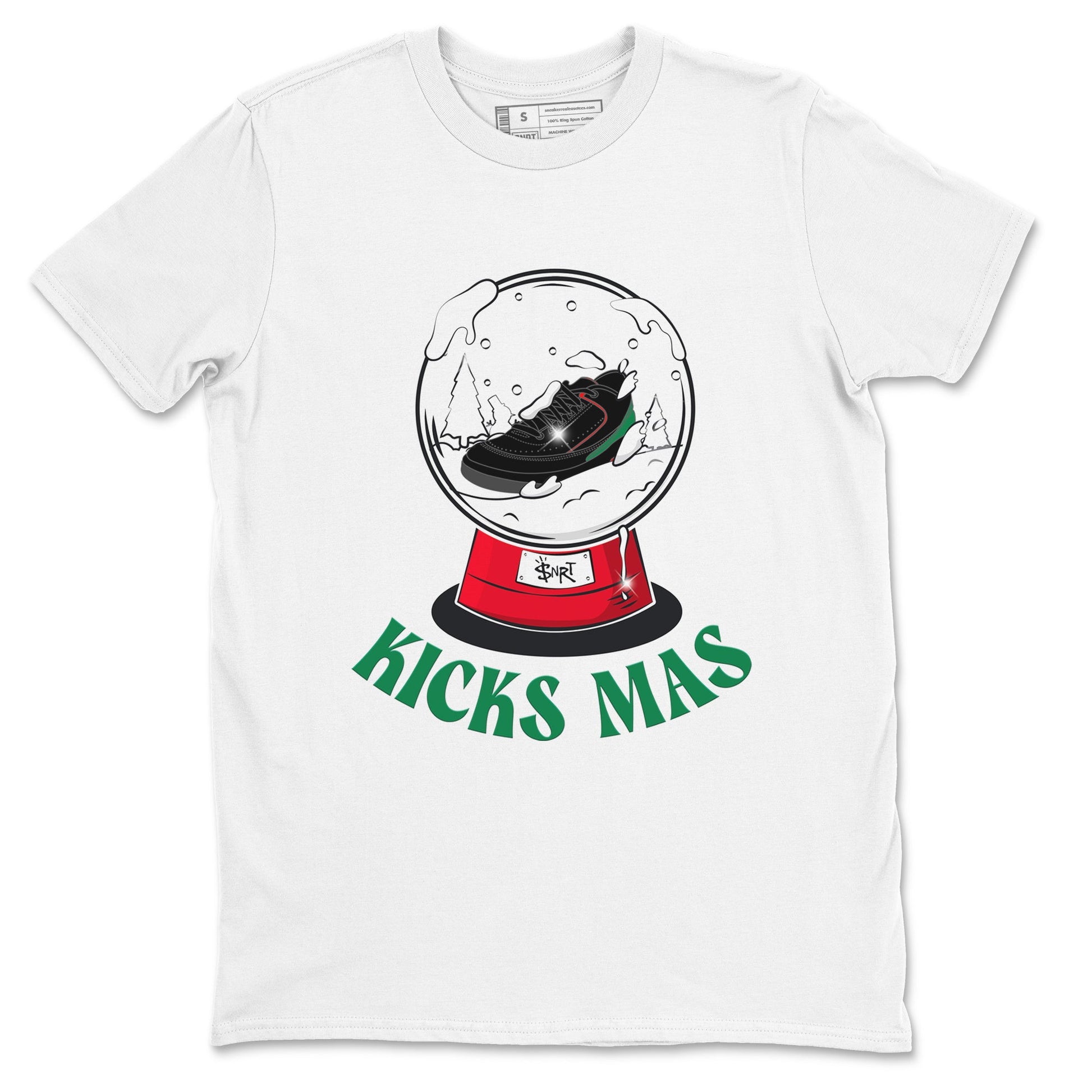 2s Christmas X-mas gift shirt to match jordans Snow Ball sneaker tees Air Jordan 2 Christmas SNRT Sneaker Release Tees Unisex White 2 T-Shirt
