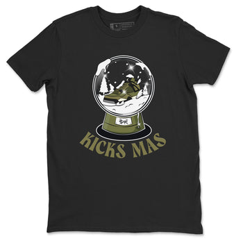 Air Jordan 4 Medium Olive shirt to match jordans Snow Ball sneaker tees Christmas Gift AJ4 Medium Olive SNRT Sneaker Release Tees Unisex Black 2 T-Shirt