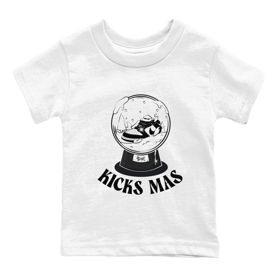 Dunk Panda shirt to match jordans Snow Ball sneaker tees Black and White Dunk Panda  SNRT Sneaker Release Tees Baby Toddler White 2 T-Shirt