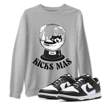 Dunk Panda shirt to match jordans Snow Ball sneaker tees Black and White Dunk Panda  SNRT Sneaker Release Tees Unisex Heather Grey 1 T-Shirt