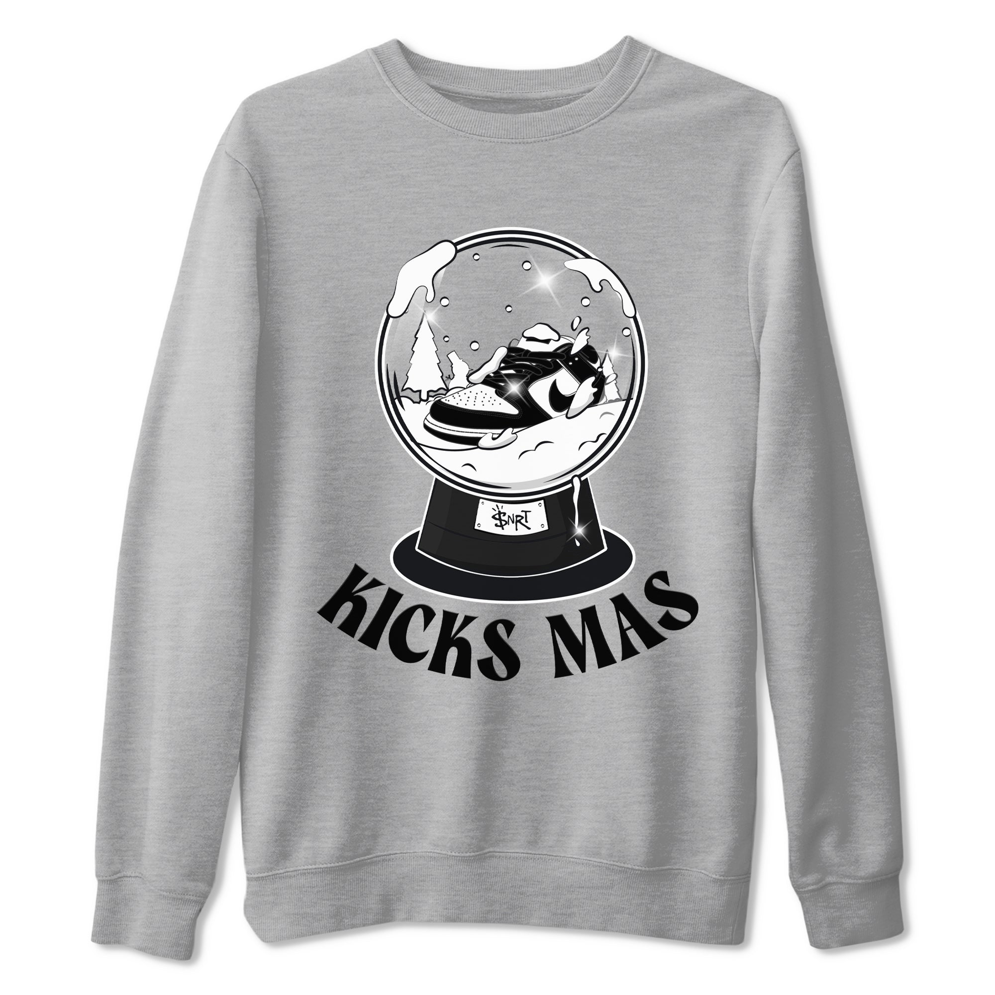 Dunk Panda shirt to match jordans Snow Ball sneaker tees Black and White Dunk Panda  SNRT Sneaker Release Tees Unisex Heather Grey 2 T-Shirt