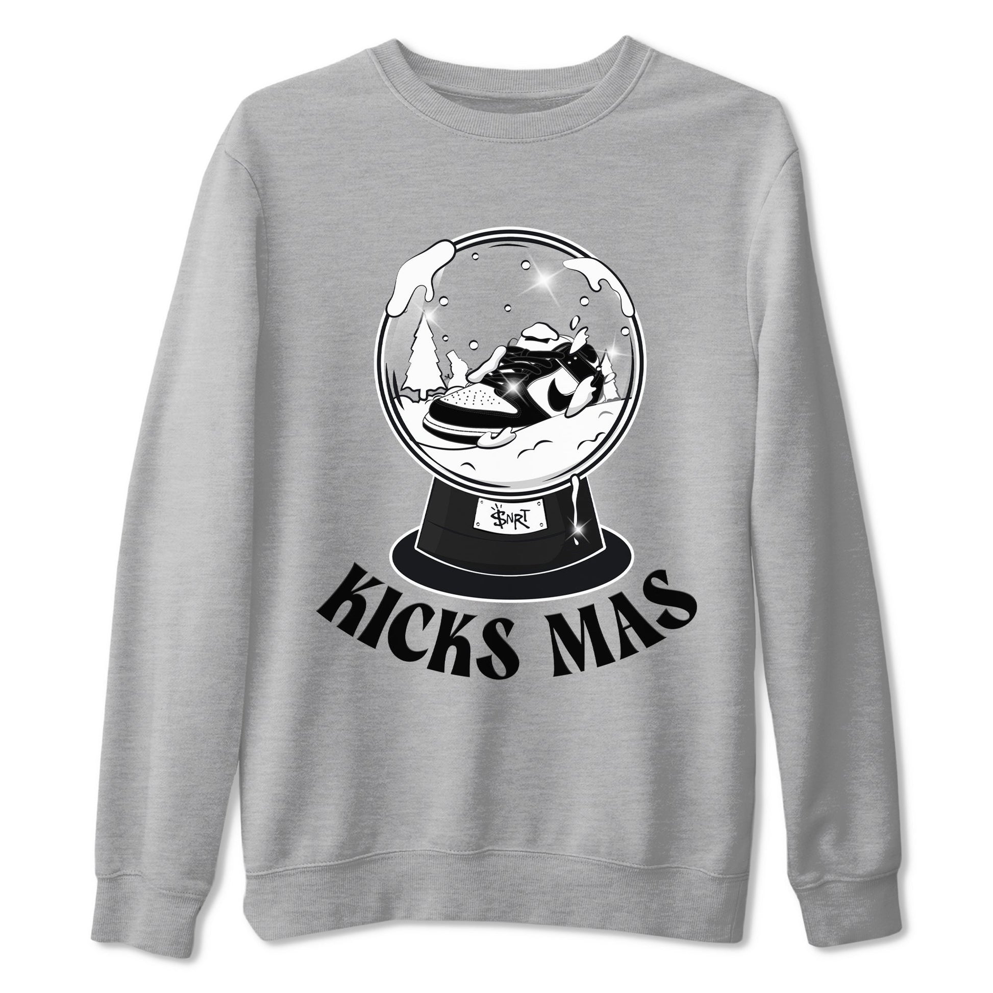 Dunk Panda shirt to match jordans Snow Ball sneaker tees Black and White Dunk Panda  SNRT Sneaker Release Tees Unisex Heather Grey 2 T-Shirt