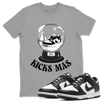 Dunk Panda shirt to match jordans Snow Ball sneaker tees Black and White Dunk Panda  SNRT Sneaker Release Tees Unisex Heather Grey 1 T-Shirt