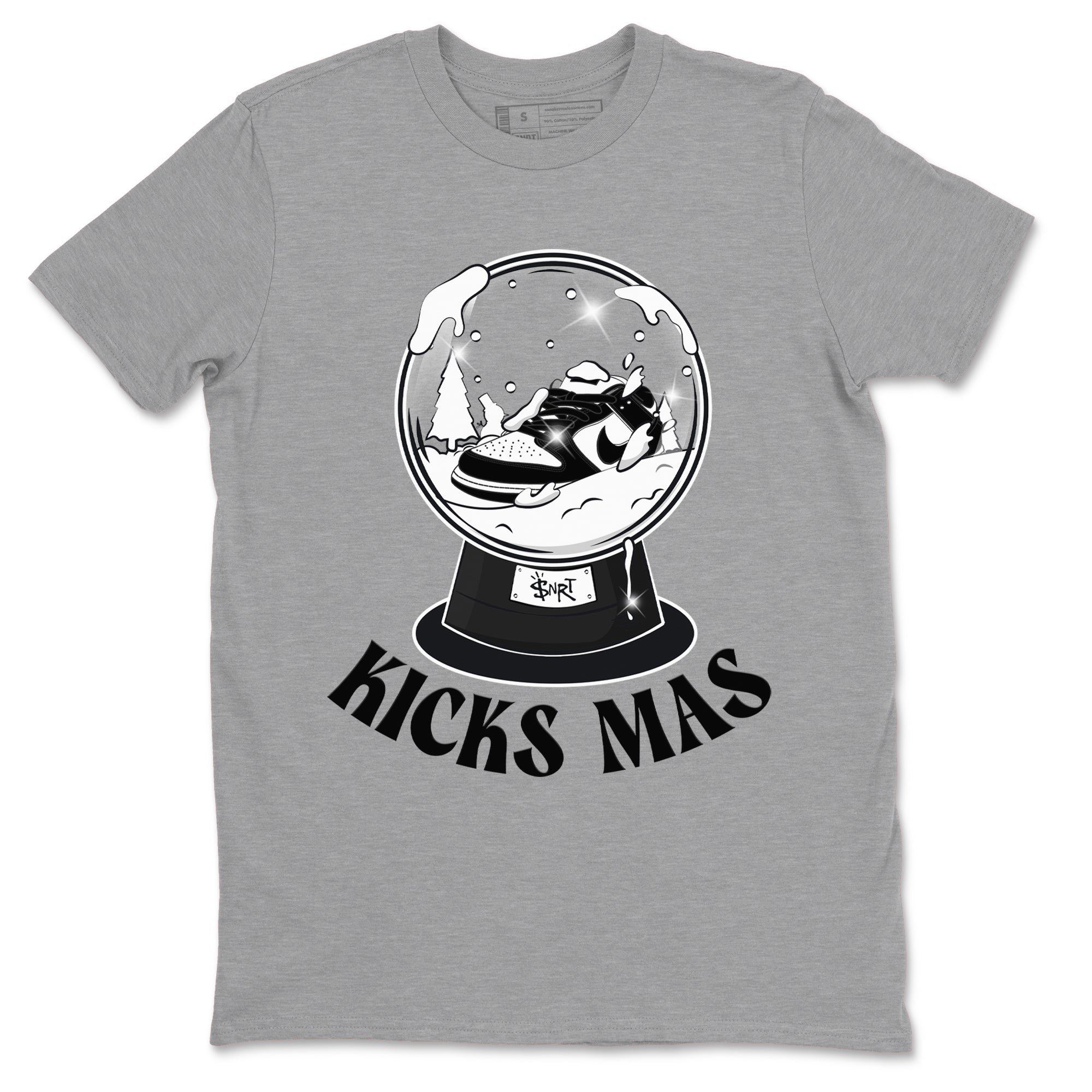 Dunk Panda shirt to match jordans Snow Ball sneaker tees Black and White Dunk Panda  SNRT Sneaker Release Tees Unisex Heather Grey 2 T-Shirt