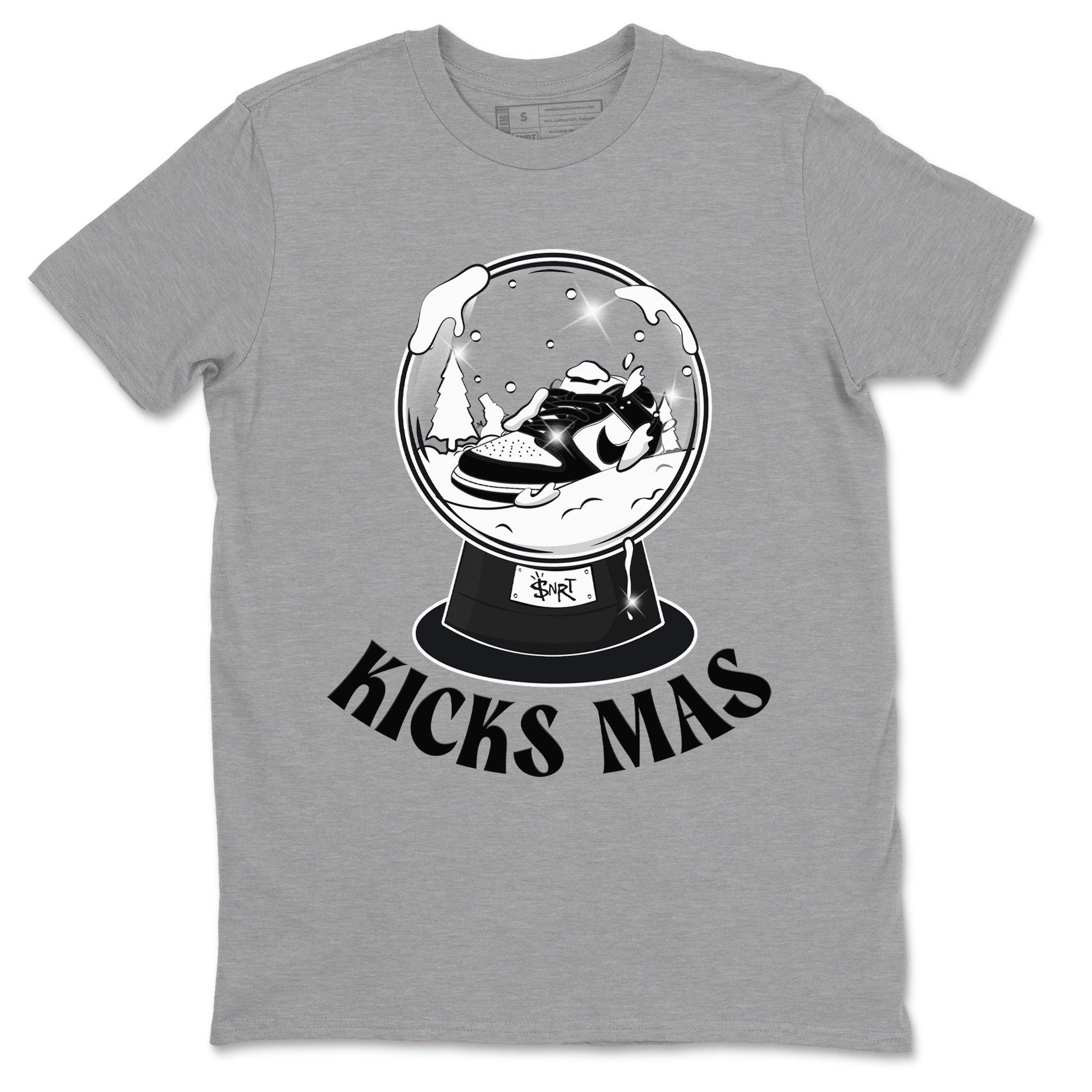 Dunk Panda shirt to match jordans Snow Ball sneaker tees Black and White Dunk Panda  SNRT Sneaker Release Tees Unisex Heather Grey 2 T-Shirt