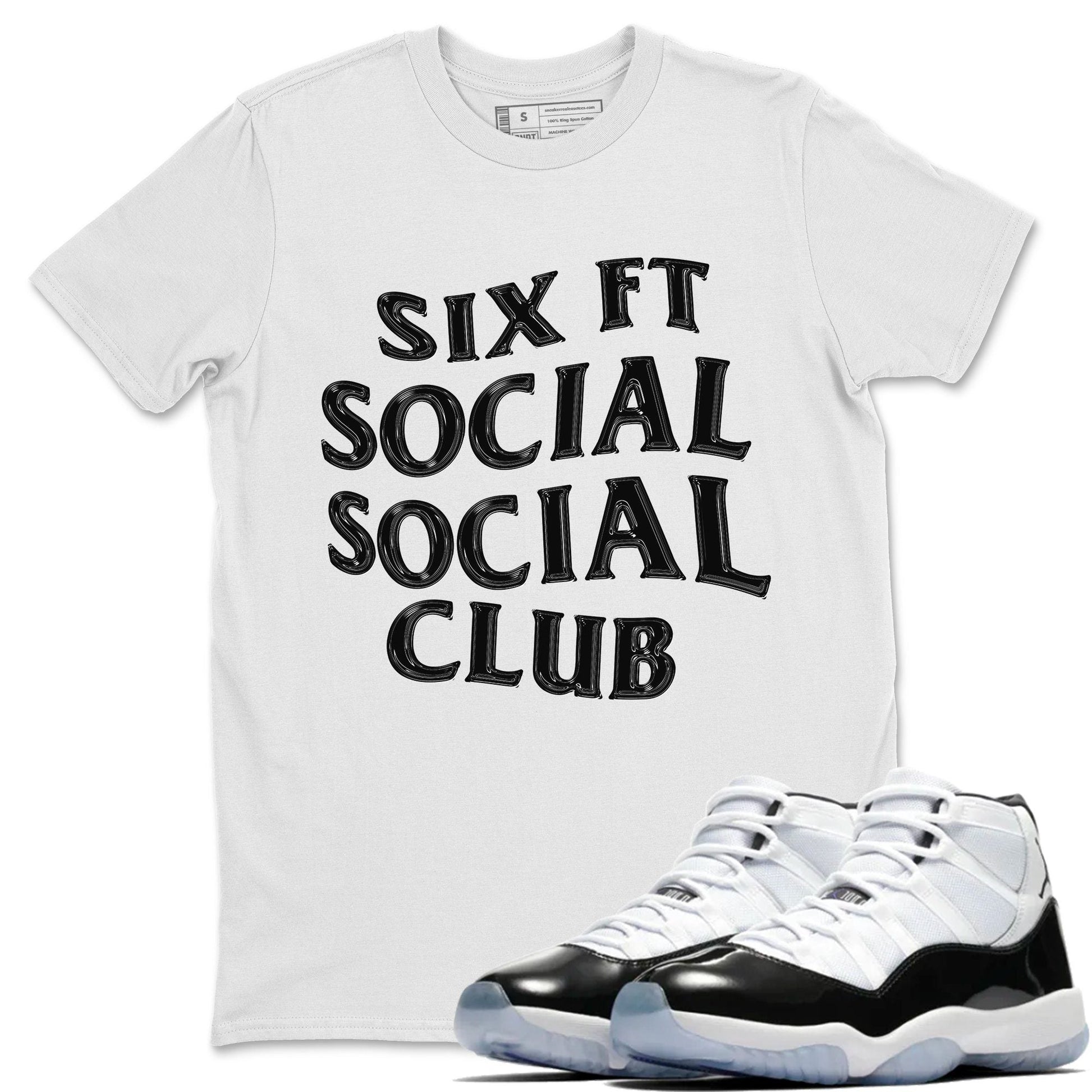 Jordan 11 Concord Sneaker Match Tees Six Ft Social Club Sneaker Tees Jordan 11 Concord Sneaker Release Tees Unisex Shirts