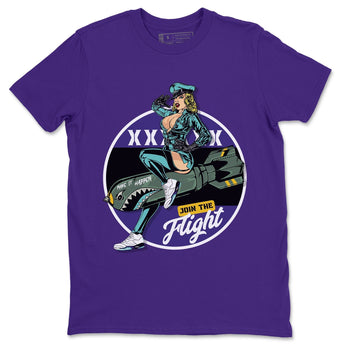 Jordan 5 Grape Sneaker Match Tees Pin Up Girl Sneaker Tees Jordan 5 Grape Sneaker Release Tees Unisex Shirts