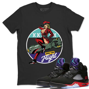 Jordan 5 Top 3 Sneaker Match Tees Pin Up Girl Sneaker Tees Jordan 5 Top 3 Sneaker Release Tees Unisex Shirts