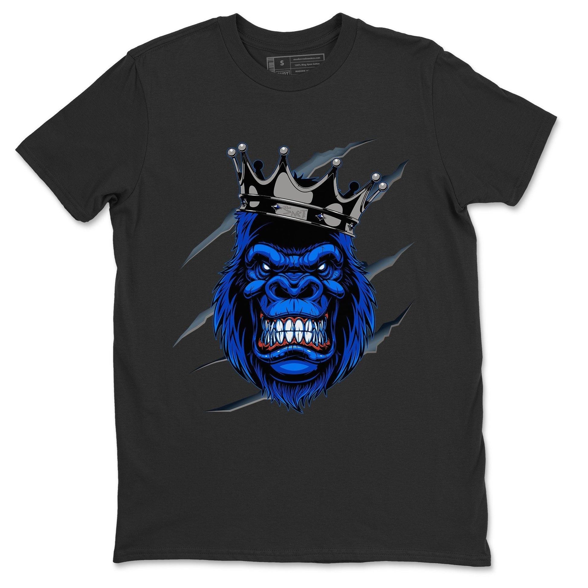 Jordan 1 Royal Black Sneaker Match Tees Ferocious Gorilla Sneaker Tees Jordan 1 Royal Black Sneaker Release Tees Unisex Shirts