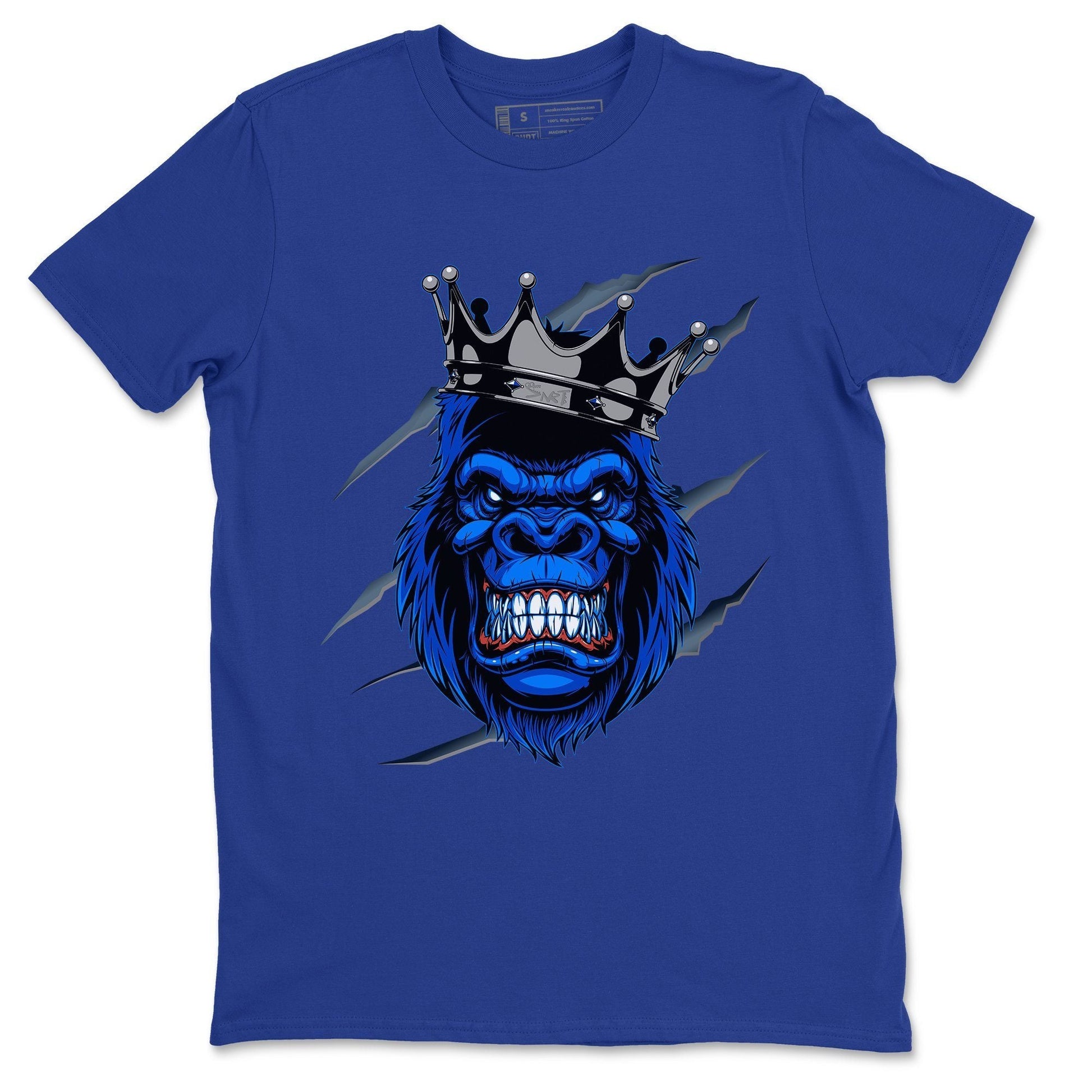 Jordan 1 Royal Black Sneaker Match Tees Ferocious Gorilla Sneaker Tees Jordan 1 Royal Black Sneaker Release Tees Unisex Shirts