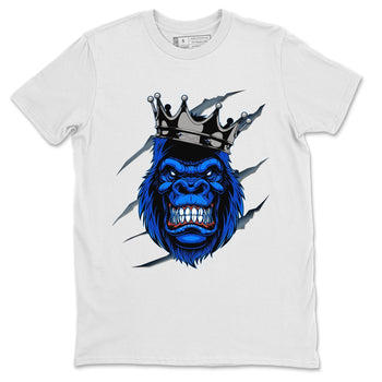 Jordan 1 Royal Black Sneaker Match Tees Ferocious Gorilla Sneaker Tees Jordan 1 Royal Black Sneaker Release Tees Unisex Shirts