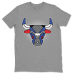 Jordan 3 True Blue Sneaker Match Tees AJ3 Bull Head Sneaker Tees Jordan 3 True Blue Sneaker Release Tees Unisex Shirts