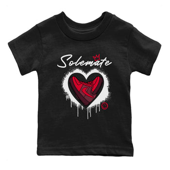 Solemate Valentine's Day sneaker match tees to Air Force 1 Layers Of Love street fashion brand for shirts to match Jordans SNRT Sneaker Tees Air Force 1 Layers Of Love unisex t-shirt Black 2 youth shirt
