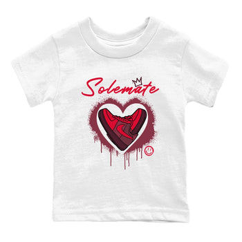 Solemate Valentine's Day sneaker match tees to Air Force 1 Layers Of Love street fashion brand for shirts to match Jordans SNRT Sneaker Tees Air Force 1 Layers Of Love unisex t-shirt White 2 youth shirt