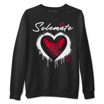 Solemate Valentine's Day sneaker match tees to Air Force 1 Layers Of Love street fashion brand for shirts to match Jordans SNRT Sneaker Tees Air Force 1 Layers Of Love unisex t-shirt Black 2 unisex shirt