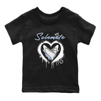 13s Blue Grey shirt to match jordans Solemate sneaker tees Air Jordan 13 Retro Blue Grey SNRT sneaker release tees baby toddler Black 2 cotton Shirt