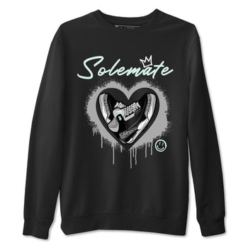 3s Green Glow shirt to match jordans Solemate sneaker tees Air Jordan 3 Retro Green Glow SNRT Sneaker Release Tees unisex cotton Black 2 crew neck shirt