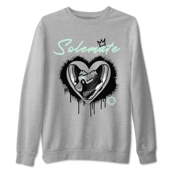 3s Green Glow shirt to match jordans Solemate sneaker tees Air Jordan 3 Retro Green Glow SNRT Sneaker Release Tees unisex cotton Heather Grey 2 crew neck shirt