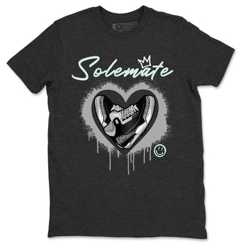3s Green Glow shirt to match jordans Solemate sneaker tees Air Jordan 3 Retro Green Glow SNRT Sneaker Release Tees unisex cotton Charcoal Heather 2 crew neck shirt