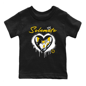 Solemate sneaker match tees to 6s Yellow Ochre street fashion brand for shirts to match Jordans SNRT Sneaker Tees Air Jordan 6 Yellow Ochre unisex t-shirt Black 2 youth shirt