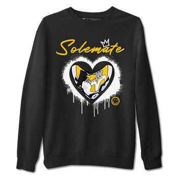 Solemate sneaker match tees to 6s Yellow Ochre street fashion brand for shirts to match Jordans SNRT Sneaker Tees Air Jordan 6 Yellow Ochre unisex t-shirt Black 2 unisex shirt