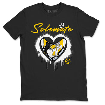 Solemate sneaker match tees to 6s Yellow Ochre street fashion brand for shirts to match Jordans SNRT Sneaker Tees Air Jordan 6 Yellow Ochre unisex t-shirt Black 2 unisex shirt