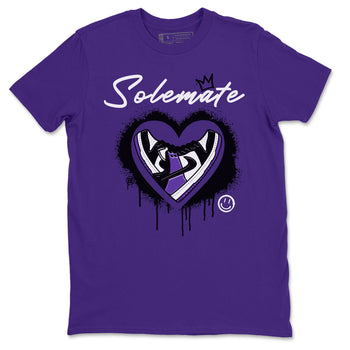Solemate sneaker match tees to Court Purple Dunks street fashion brand for shirts to match Jordans SNRT Sneaker Tees Dunk Low Court Purple unisex t-shirt Purple 2 unisex shirt