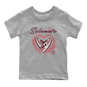 Solemate sneaker match tees to Dunk Valentine's Day street fashion brand for shirts to match Jordans SNRT Sneaker Tees Dunk Valentine's Day unisex t-shirt Heather Grey 2 youth shirt