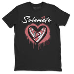 Solemate sneaker match tees to Dunk Valentine's Day street fashion brand for shirts to match Jordans SNRT Sneaker Tees Dunk Valentine's Day unisex t-shirt Black 2 unisex shirt