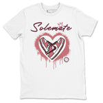 Solemate sneaker match tees to Dunk Valentine's Day street fashion brand for shirts to match Jordans SNRT Sneaker Tees Dunk Valentine's Day unisex t-shirt White 2 unisex shirt