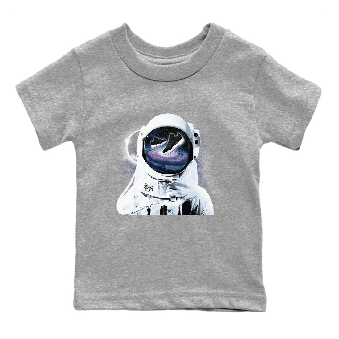 Air Jordan 11 Retro Space shirt to match jordans Space Discovery sneaker tees Air Jordan 11 Black/Varsity Royal SNRT Sneaker Tees Sneaker Matching Cotton Shirt baby toddler Heather Grey 2 cotton Shirt