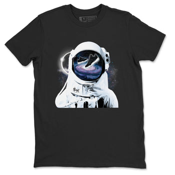 Air Jordan 11 Retro Space shirt to match jordans Space Discovery sneaker tees Air Jordan 11 Black/Varsity Royal SNRT Sneaker Tees Sneaker Matching Cotton Shirt unisex cotton Black 2 crew neck shirt