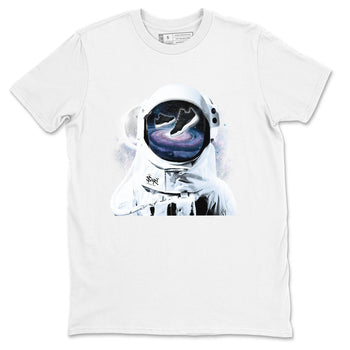 Air Jordan 11 Retro Space shirt to match jordans Space Discovery sneaker tees Air Jordan 11 Black/Varsity Royal SNRT Sneaker Tees Sneaker Matching Cotton Shirt unisex cotton White 2 crew neck shirt