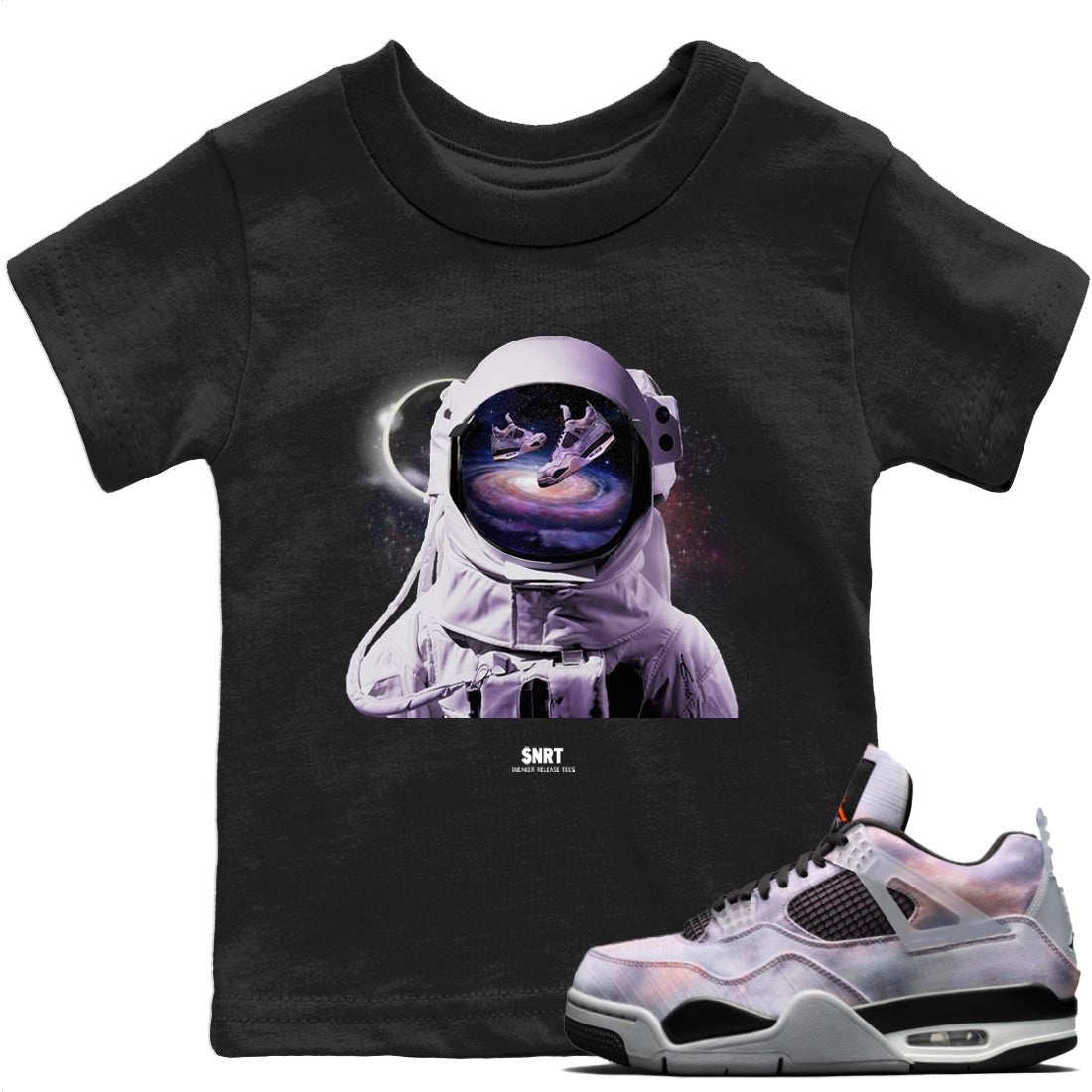 Jordan 4 Zen Master Sneaker Match Tees Space Discovery Sneaker Tees Jordan 4 Zen Master Sneaker Release Tees Kids Shirts