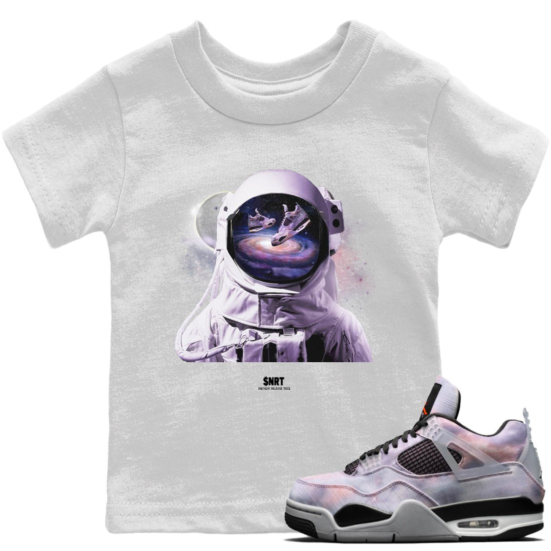 Jordan 4 Zen Master Sneaker Match Tees Space Discovery Sneaker Tees Jordan 4 Zen Master Sneaker Release Tees Kids Shirts