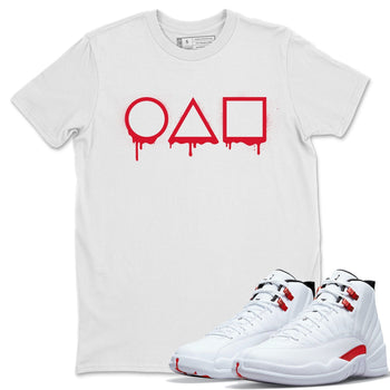 Jordan 12 Twist unique Halloween sneaker tee Squid game Sneaker Tees Jordan 12 Twist Sneaker Release Tees Unisex Shirts