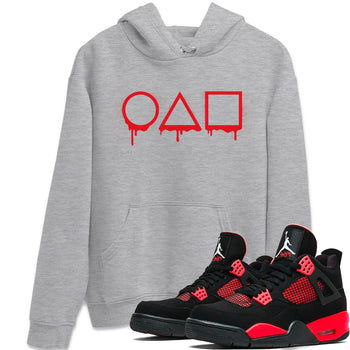 Jordan 4 Red Thunder unique Halloween sneaker tee Squid game Sneaker Tees Jordan 4 Red Thunder Sneaker Release Tees Unisex Shirts