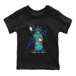 Air Jordan 5 Georgetown shirt to match jordans Statue Of Liberty sneaker tees AJ5 Georgetown SNRT Sneaker Release Tees Baby Toddler Black 2 T-Shirt