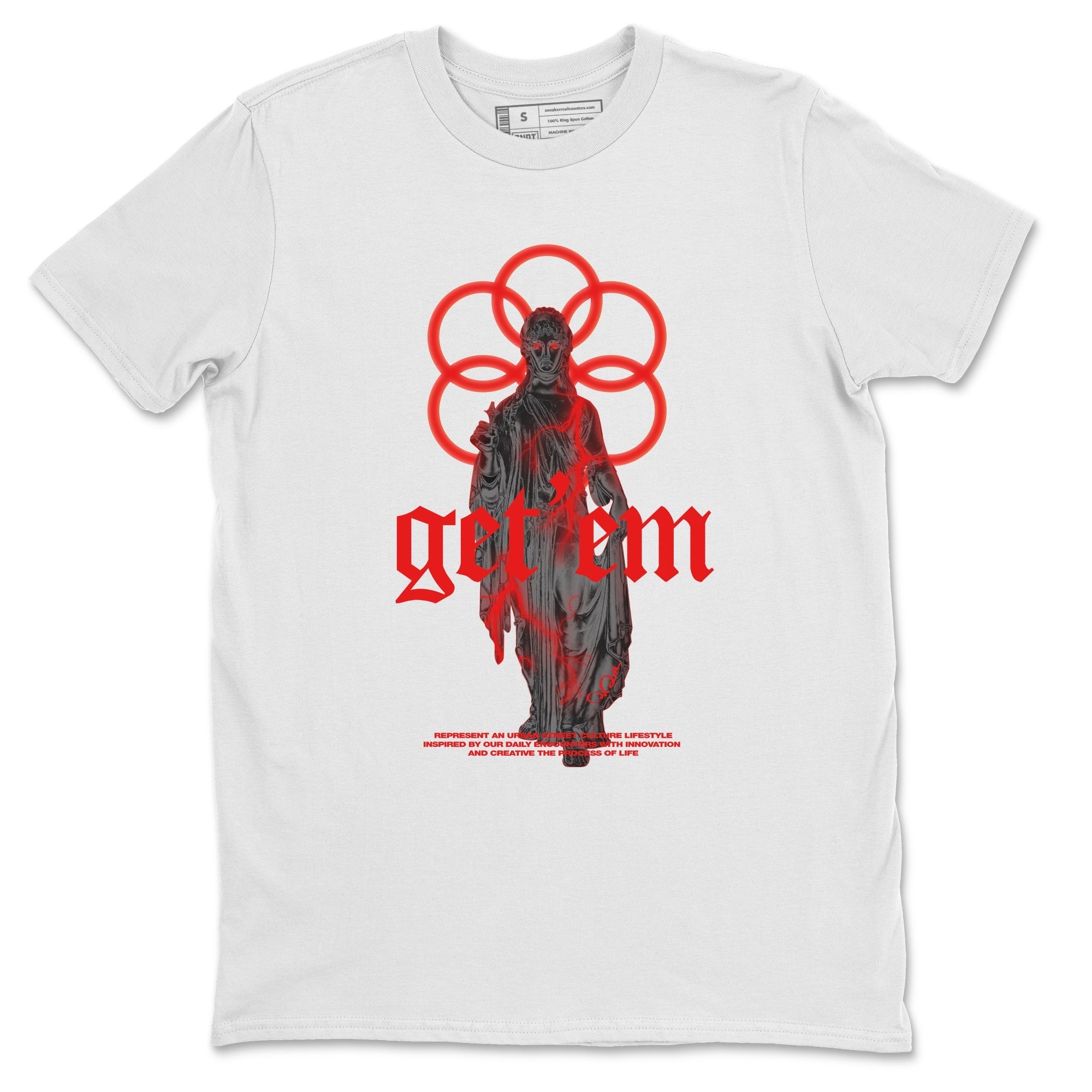 Air Jordan 6 Toro Bravo Sneaker Match Tees Statue Woman Sneaker Tees 3D Graphic Design Shirts AJ6 Toro Bravo Sneaker Release Tees Unisex Shirts White 2
