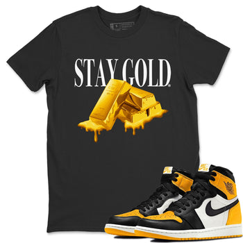 Jordan 1 Taxi Sneaker Match Tees Stay Gold Sneaker Tees Jordan 1 Taxi Sneaker Release Tees Unisex Shirts