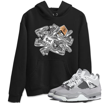 Air Jordan 4 Retro Frozen Moments shirt to match jordans Sticker Pack sneaker tees AJ4 Frozen Moments SNRT Sneaker Release Tees Unisex Black 1 T-Shirt