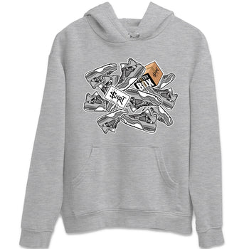 Air Jordan 4 Retro Frozen Moments shirt to match jordans Sticker Pack sneaker tees AJ4 Frozen Moments SNRT Sneaker Release Tees Unisex Heather Grey 2 T-Shirt