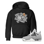 Air Jordan 4 Retro Frozen Moments shirt to match jordans Sticker Pack sneaker tees AJ4 Frozen Moments SNRT Sneaker Release Tees Baby Toddler Black 1 T-Shirt