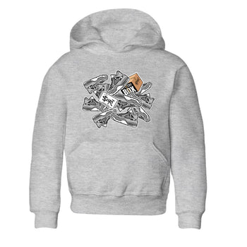 Air Jordan 4 Retro Frozen Moments shirt to match jordans Sticker Pack sneaker tees AJ4 Frozen Moments SNRT Sneaker Release Tees Baby Toddler Heather Grey 2 T-Shirt