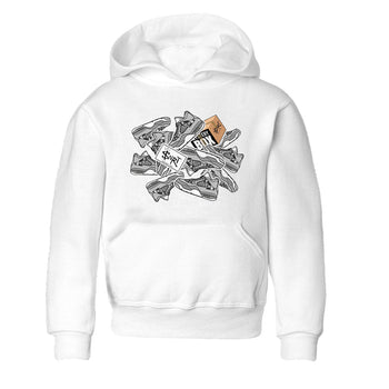 Air Jordan 4 Retro Frozen Moments shirt to match jordans Sticker Pack sneaker tees AJ4 Frozen Moments SNRT Sneaker Release Tees Baby Toddler White 2 T-Shirt