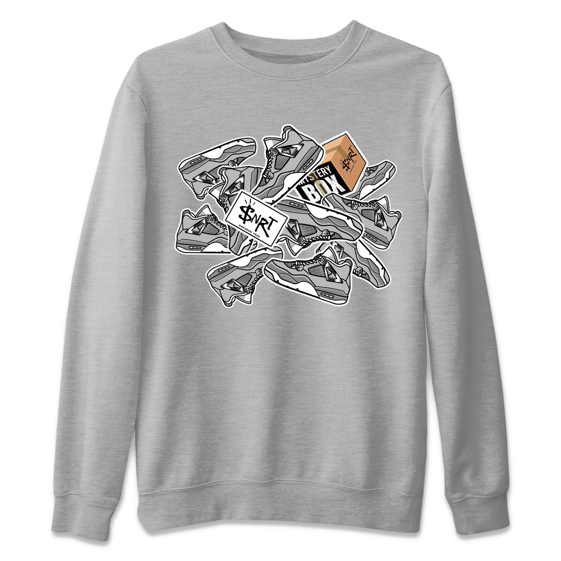Air Jordan 4 Retro Frozen Moments shirt to match jordans Sticker Pack sneaker tees AJ4 Frozen Moments SNRT Sneaker Release Tees Unisex Heather Grey 2 T-Shirt